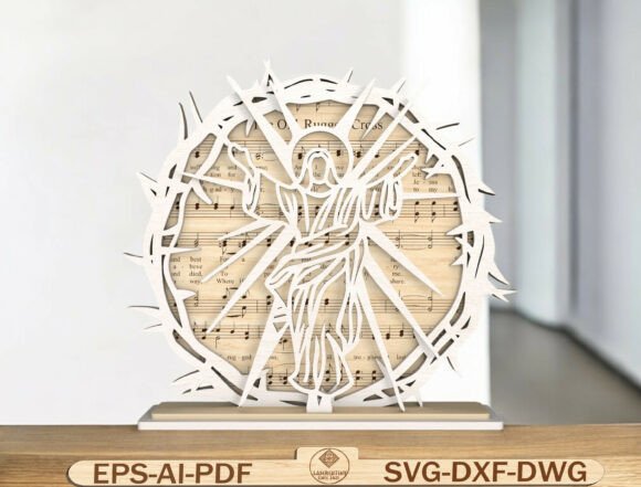 Christian Layered Jesus Decor Laser Cut Review