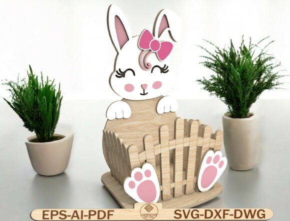 Easter Bunny Basket Laser Cut File: A Spring Amp Review for Sellers
