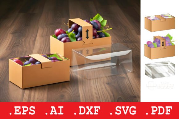 Fruit Display Retail Box Graphics in Boxes Amp