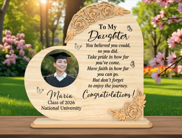 Graduation Photo Plaque Laser Cutting & Other Celebrations