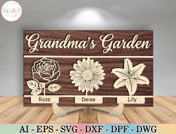 Grandma s Garden Sign SVG: Laser Cutting & Mother S Day Review