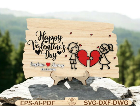 Happy Valentine's Day Sign Lasercut File Review