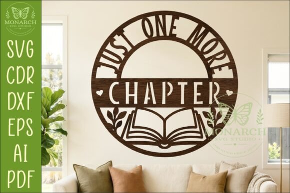 Just One More Chapter SVG: Laser Cutting Wall Decor Review