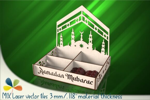 Kaaba Ramadan Treat Box SVG Laser Files for Other Celebrations