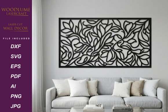 Laser Cut Wall Panel SVGb for Laser Cutting Freebies