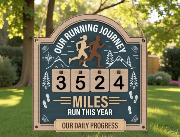 Miles Run This Year Tracker SVG Review