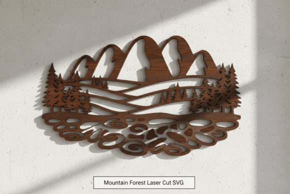 Mountain Forest Laser Cut SVG Review