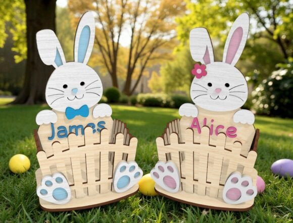 Personalized Bunny Basket Holder SVG Review