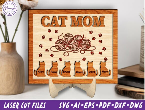 Personalized Cat Lover Laser Cutting & Mother S Day Review