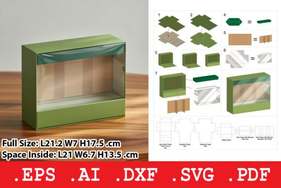 Rigid Box with Transparent Display Windo Graphics and Boxes Amp