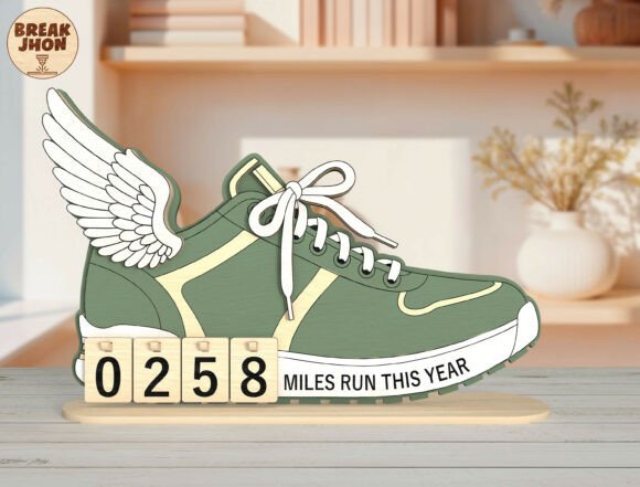 Winged Shoe Running Tracker SVG: Laser Cutting Home Decor Review